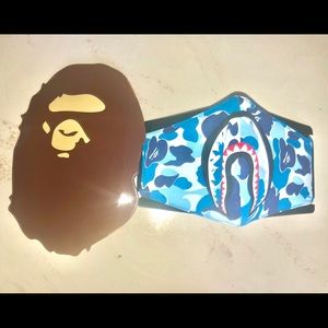 BAPE ABC Camp Shark Face Mask